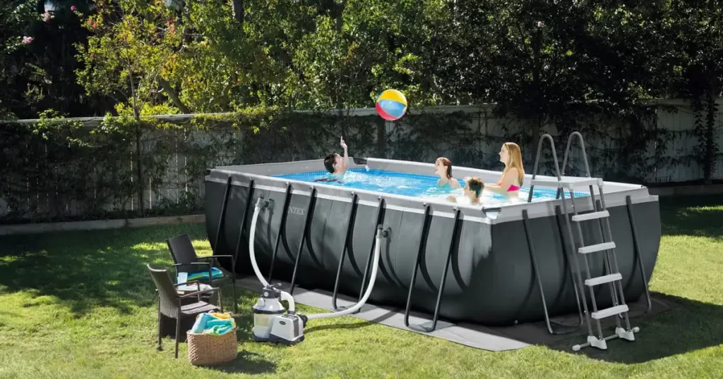 Intex ultra zwembad kopen in je tuin voor lange levensduur van je zwembad